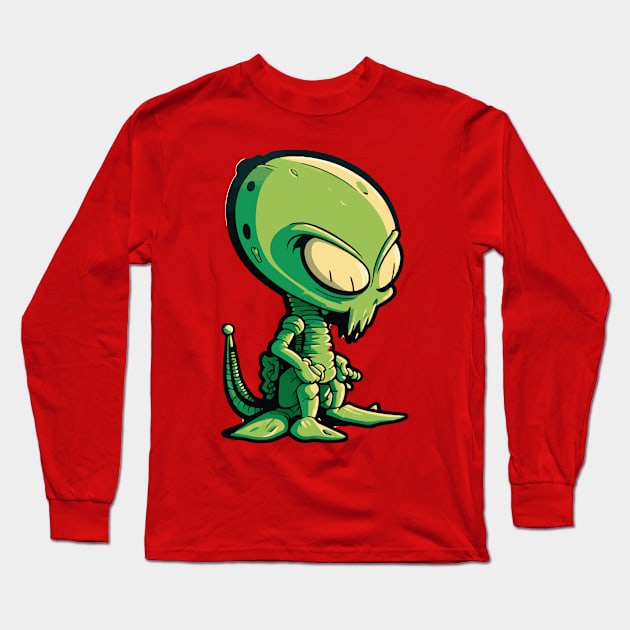 Alien Long Sleeve T-Shirt by pxdg